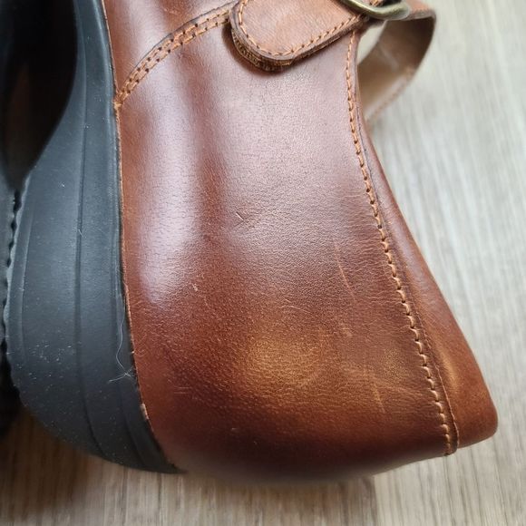 NWOB Dansko Fawna Mary Jane Chestnut Burnished Calf Leather Shoes size 9 - Picture 11 of 14